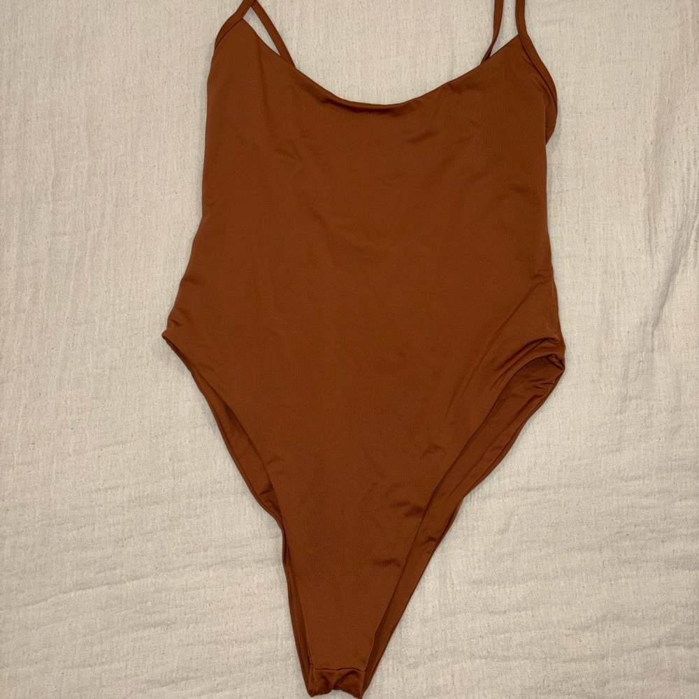 TOAST Brown One Piece Swimsuit